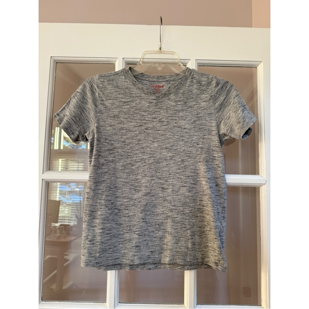 Cat & Jack Gray V-Neck T-Shirt